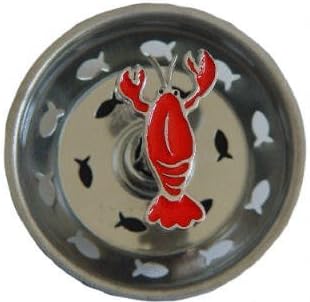 LOBSTER Kitchen decor Sink Strainer drain stopper plug by Billy Joe Homewares