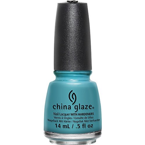 China Glaze Nail Polish Lacquer - 2015 Desert Escape - 82650 - Rain Dance the Night Away (Bright Turquoise Crème), 0.5 Fluid Ounce China Glaze Nail Polish Lacquer - 2015 Desert Escape - 82650 - Rain Dance the Night Away (Bright Turquoise Crème), 0.5 Fluid Ounce