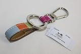 Coach Legacy Leather Loop Key Fob Ring New