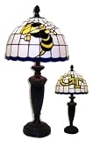 Georgia Tech Yellow Jackets Tiffany Desk/Table Lamp (12x24) NCAA College Athletics