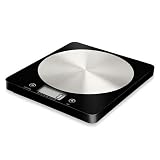 Salter Slim design electronic platform kitchen scale black