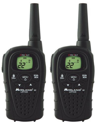 Midland LXT330 22-Channel 16-Mile GMRS 2-Way Radio (Pair)