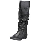 Buffalo 7AD-3972 Damen Stiefel Glattleder black EU 38, schwarz