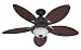 Hunter Ceiling Fans 21647 Caribbean Breeze Fan - Weathered Bronze Indoor Fan 54