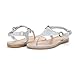 DREAM PAIRS Girl's ANINA/DOHA Elegant Gladiator Flowers T-Strap Thong Flat Summer Sandals