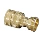 Nelson Brass Hose Quick Connectors Set, Male and Female #50336