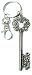 Mickey Mouse Pewter Key Keychain