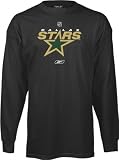 Dallas Stars -Black- Primary Logo Long Sleeve T-Shirt