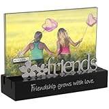 Malden Friends Desktop Expressions Frame with Silver Word Attachment, 4 by 6-Inch