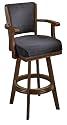 Hillsdale Classic Cherry Swivel Bar Stool