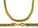 20 inch mens new 6mm 24k gold plated wheat rope necklace solid