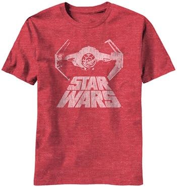 Mad Engine Star Wars Bat Fighter Red Short Sleeve Men's T-Shirt (17MS3)