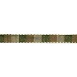 1/2'' Squares Stitiched Edge Taffeta Ribbon Antique/Olive By The Yard