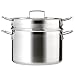 Le Creuset Tri-Ply Stainless Steel 7-1/2-Quart Pasta Multi-Pot with Insert