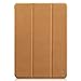 iPad Pro 9.7 Case smart, Kuool® Slim Fit Smart Folio Leather Case Cover with with Trifold Stand Auto Wake/Sleep Feature for Apple iPad Pro 9.7 Inch (2016 Model)-LightBrown