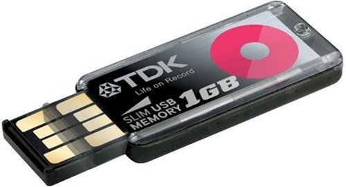 TDK �����^&���^ �Z�L�����e�B�Ή� Slim USB������ 1GB UFD1GS-SA