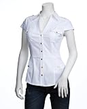2b Belted Safari Top WHITE (XS) 41ZxkavsoCL. SL160 2b Belted Safari Top WHITE (XS)