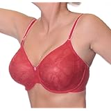 "STEPHANIE" Go2 Bra by Lipo in a Box Red w/Pink  32-40 C-DDD