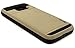 Bastex Samsung Galaxy S7 Case, Hybrid Black Rubber Silicone Cover Gold Hard Plastic Hidden Credit Card Cash Id Holder Slot Case for Samsung Galaxy S7 G930