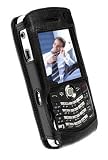 Krusell 89313 Cabriolet Leather Case with SwivelClip for Blackberry Pearl 8120/8130 (Black)