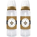 Baby Fanatic New Orleans Saints Baby Bottles - set of 2
