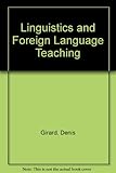 Linguistics and foreign language teaching