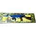 R133 Police Blue Coloured Die-Cast Metal 8 Shot Cap Tommy Gun