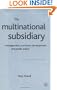 The Multinational Subsidiary: Management, Economic Development and Public Policy