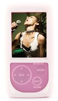 OBS: Tuff-Luv Sony Walkman (NW-A81x / NWZ-A81x) (NW-A800 NWZ-A815 NWZ-A816 NWZ-A818 NWZ-A810) Twin Silicone skin case cover & Cable-tie(White/Pink)