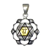 Anahata: Heart Chakra Pendant - Sterling Silver Jewelry