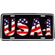USA #1 License Plate