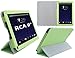 HappyZone PU Leather Case Cover For RCA 9-INCH Tablet (Model RCT6691W3), Green