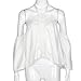 Sunward(TM) Women Sexy Off Shoulder Long Sleeve T Shirt (XLarge, White)