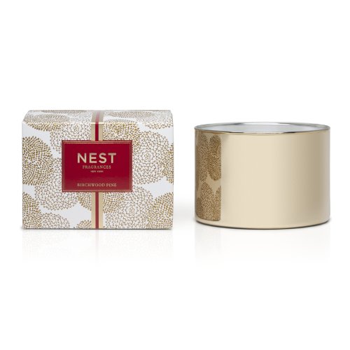 NEST Fragrances NEST05-BP Birchwood Pine Scented Multiple Wick Classic Candle, 19-Ounce