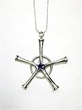 Bleach Uryu Symbol Necklace + Pin