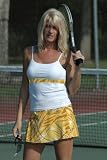 Gold Brown Geo Wrap Skirt