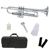 Maxine Silver Nickel Trumpet with Case and Accessories
