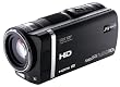 JAY-tech VideoShot Full HD 110z Camcorder (10 MP 1/2.5 CMOS Sensor, max. 16MP intepoliert, 8,89 cm (3,5 Zoll) Touch LTPS LCD 16:9 Display, 10-fach optischer Zoom, 100-fach digitaler Zoom) schwarz