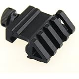 PROSUPPLIES Weaver Picatinny Style 45 Degree 4 Slots Offset Angle Rail Mount , FLASHLIGHT , SIGHT , RED LASER