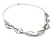 Silver choker, 'Oak Leaf'