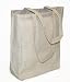 Heavy Cotton Canvas Gussetted Grocery Bag/Tote