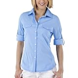 Converse® One Star® Womens Fashion Sport Shirt – Blue 