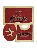 Houston Astros 3 Piece Bath Rug Set