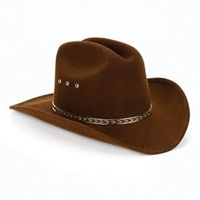  Child Cowboy Hat (Brown) Child (One-Size)