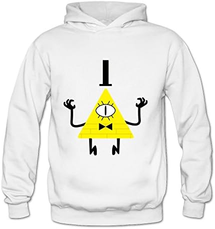 SHJQ Women's Hoodie Gravity Falls Symbol Mysteries 74 White Size XXL