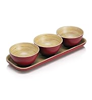 3 Dip Bowls with Tray