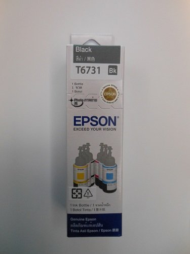 Brand EPSON Official Ink T6731 Black for EPSON L800