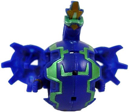 Bakugan New Vestroia Bakuneon LOOSE Single Figure Aquos (Blue) Nemus