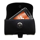 Horizontal Leather Case with Belt Clip/Loop for the Sony Ericsson w960i