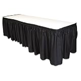 Tablemate Products - Tablemate - Table Set Linen-Like Table Skirting, 29